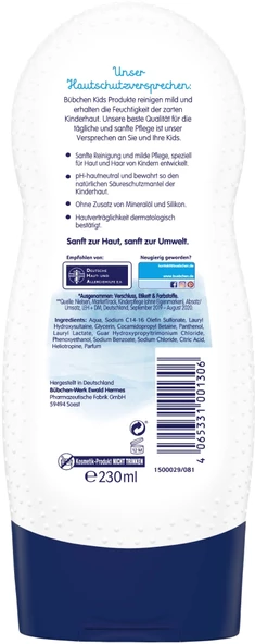 Bübchen Çocuk Şampuan&Duş Jeli 2 in 1 Soft Darling 230 ml - 2