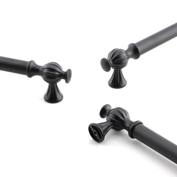 Çınar 320 mm Siyah Mobilya Çekmece Dolap Mutfak Metal Dolabı Kulp Kapak Kulpu Kulpları Kulbu 320 mm - 5