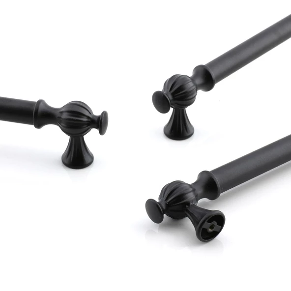 Çınar 320 mm Siyah Mobilya Çekmece Dolap Mutfak Metal Dolabı Kulp Kapak Kulpu Kulpları Kulbu 320 mm - 4