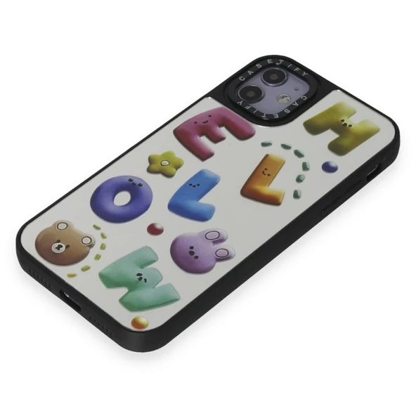 Newface İphone 11 Uyumlu Mirror Desenli Silikon Telefon Kılıfı - 3