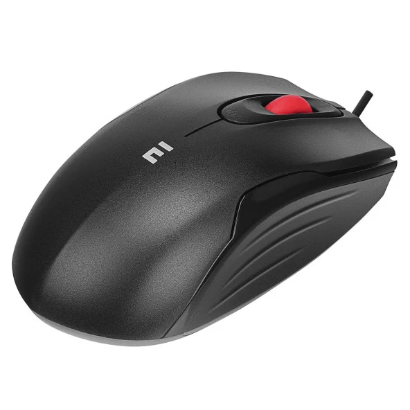 Everest Siyah Usb Kırmızı Tuşlu Türkçe Multimedia Kablolu Klavye + Mouse Set - Resim 10