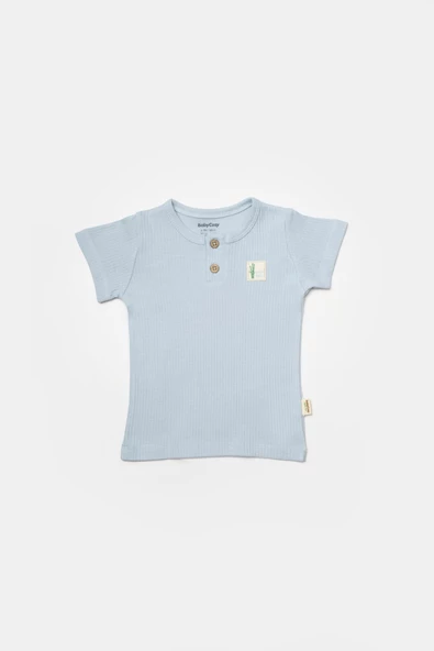 Bebek Şort ve Tişört Takımı, %50 Bambu - %50 Organik Pamuk, Bebek ve Yenidoğan Serisi - CSYB9043 - 4