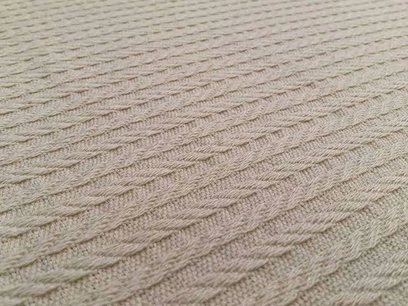 Örgü Pike %100 Pamuk Kalın İplik Yumuşak Çift Kişilik 200 x 230 - 3