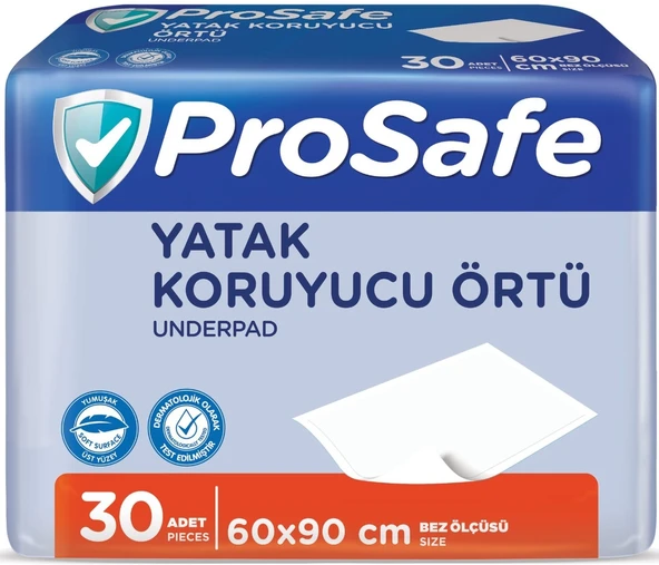 Prosafe Hasta Alt Açma Yatak Koruyucu Örtü 60*90CM (İç Adet 30 Adet)