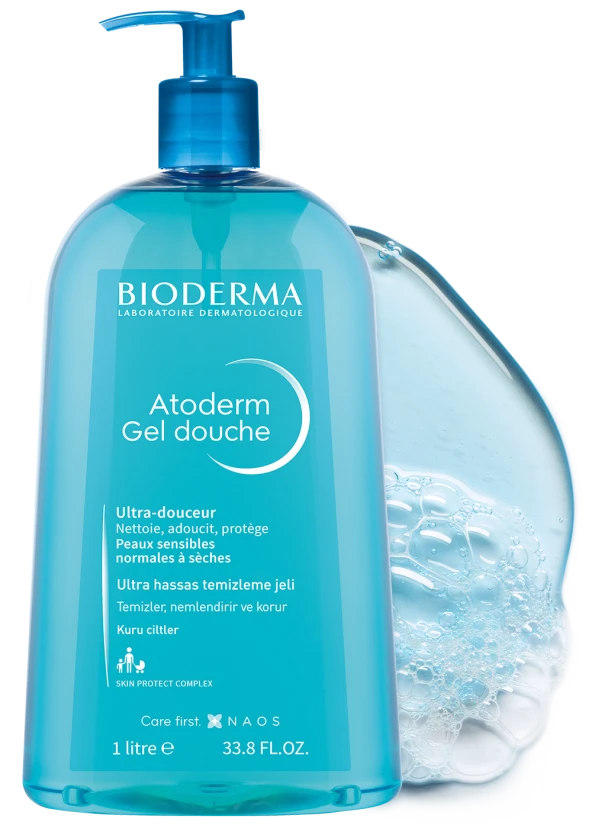 Bioderma Atoderm Gentle Duş Jeli 1 Lt (Kuru Ciltler)