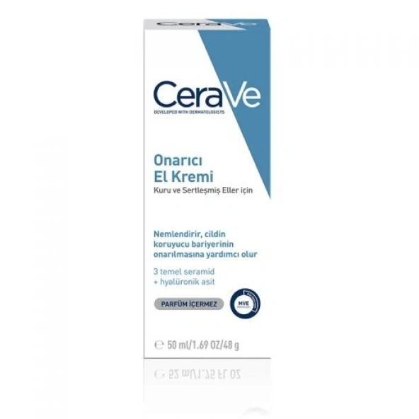 CeraVe Onarıcı El Krem 50 ml | Normal ve Kuru Ciltler