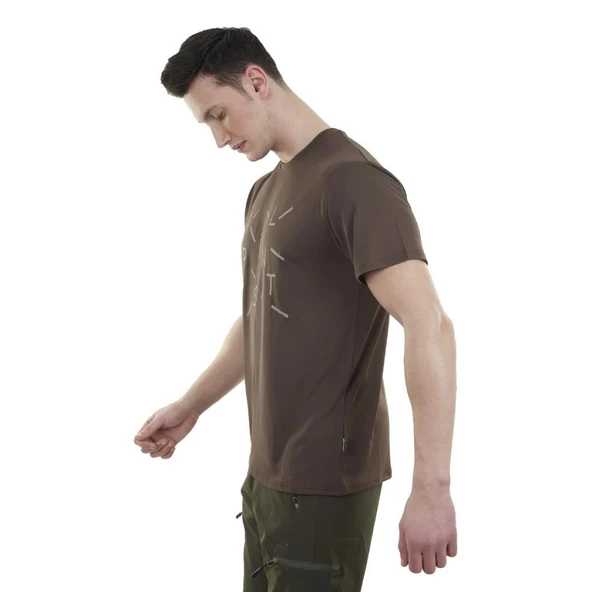 Spor Erkek Tişört - Hızlı Kuruyan Tişört - Ultra Dry - Kahve (600612) - 2