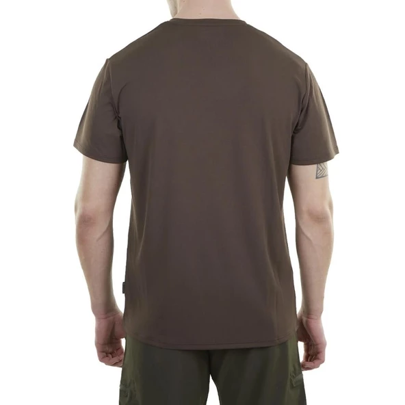 Spor Erkek Tişört - Hızlı Kuruyan Tişört - Ultra Dry - Kahve (600612) - 3
