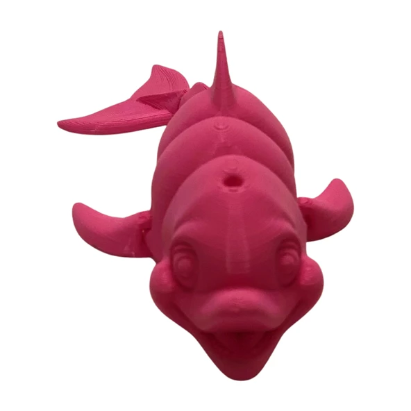 3D Hareketli Gülen Yunus Figürlü Oyuncak - Pembe - 7