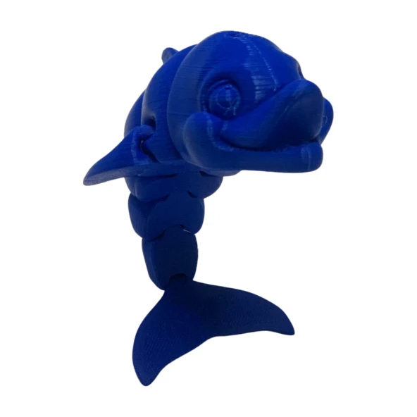 3D Hareketli Gülen Yunus Figürlü Oyuncak -Lacivert - Resim 3