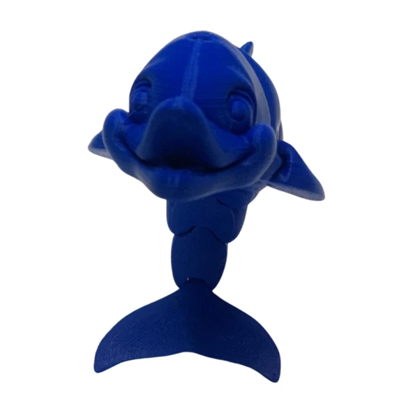 3D Hareketli Gülen Yunus Figürlü Oyuncak -Lacivert - Resim 4