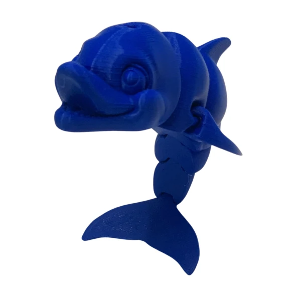 3D Hareketli Gülen Yunus Figürlü Oyuncak -Lacivert - Resim 7