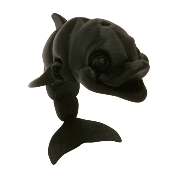 3D Hareketli Gülen Yunus Figürlü Oyuncak -Siyah - Resim 8