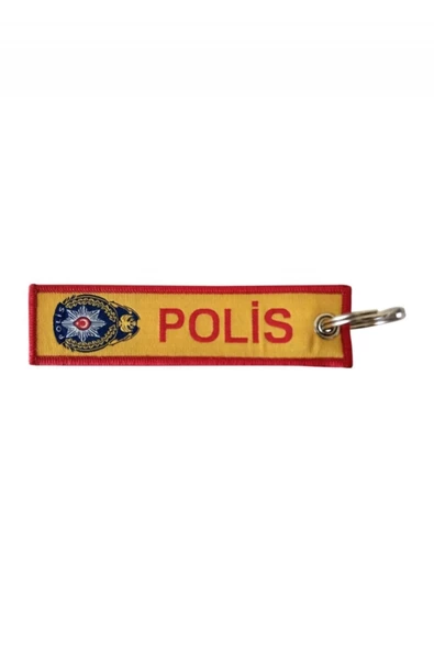 Polis Yazılı Anahtarlık