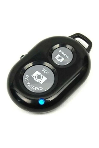 Bluetooth Kumanda – Tüm Telefonlara Uyumlu, Selfie ve Video Çekim Butonu, Kablosuz Uzaktan Kumanda - 2