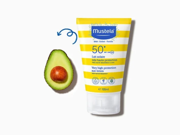 Mustela SPF 50+ Yüksek Koruma Faktörlü Güneş Losyonu 100ml