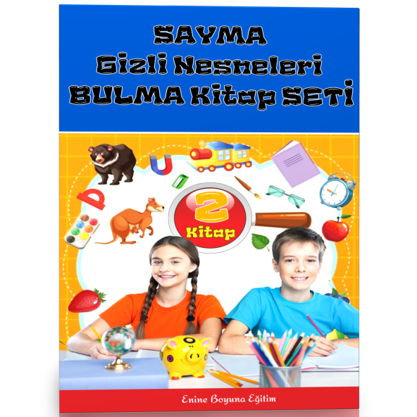 Sayma Gizli Nesneleri Bulma Kitap Seti (2 Kitap)