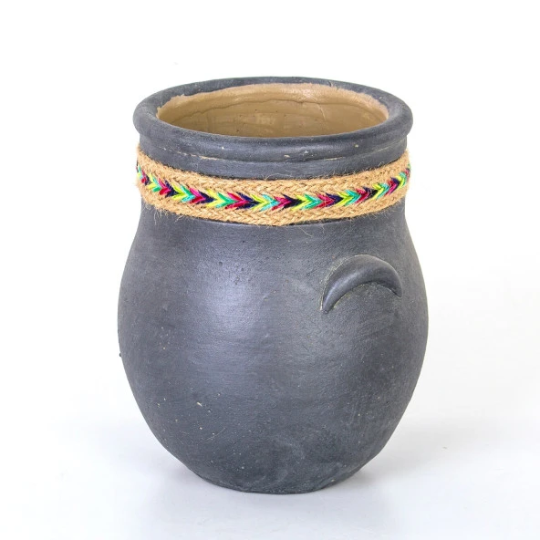 Euro Flora Küp Beton Saksı 12x20.5 Cm - 2