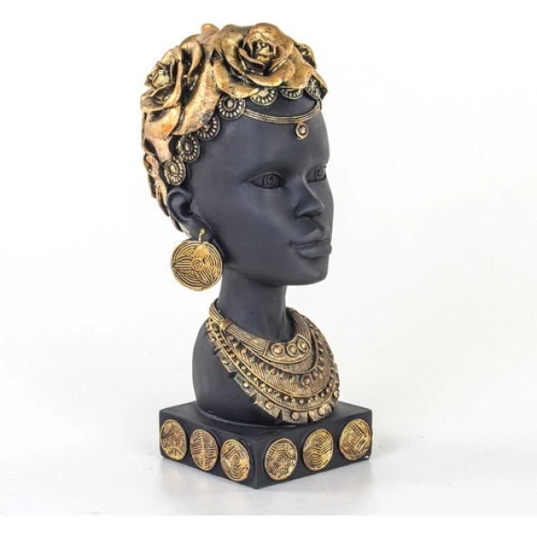 Euro Flora Afrikalı Kadın 10,5X13X25 cm - 2