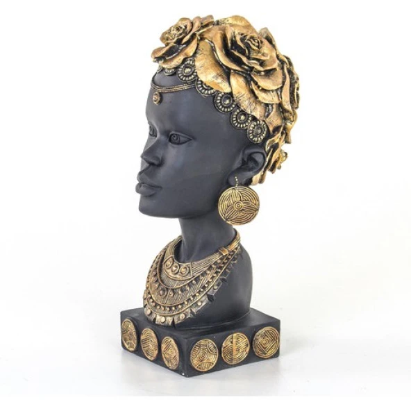 Euro Flora Afrikalı Kadın 10,5X13X25 cm - 3