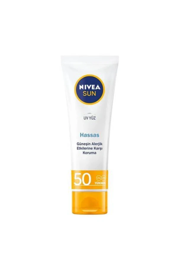 Nivea Sun 50 Faktör Güneş Kremi Hassas Koruma Yüz 50 ml