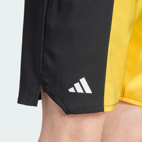Adidas IW4072 Tennis Heat.Rdy Ergo 7-Inch Shorts Erkek Sarı Şort - 6