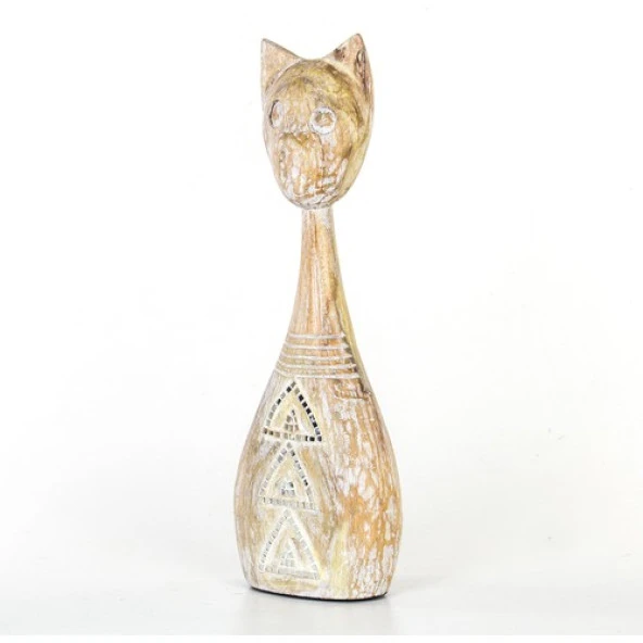 Euro Flora Ahşap Kedi Biblosu 17,5x8x51,5 Cm - 3