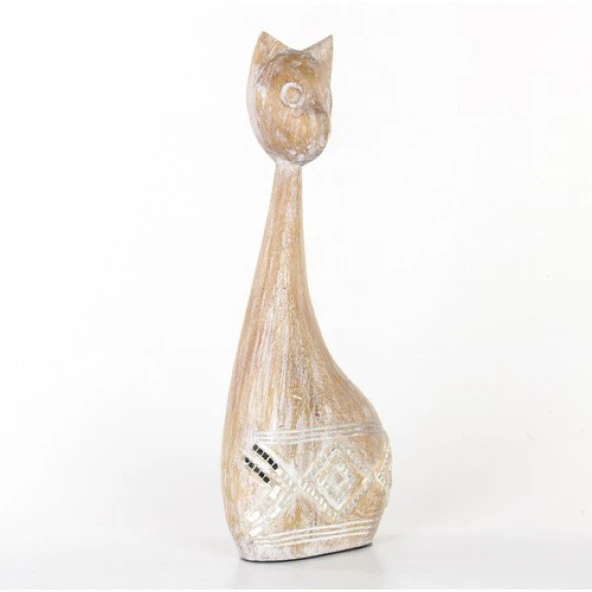 Euro Flora Ahşap Kedi Biblosu 19,5x7,5x50,5 Cm - 2