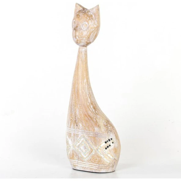 Euro Flora Ahşap Kedi Biblosu 19,5x7,5x50,5 Cm - 3