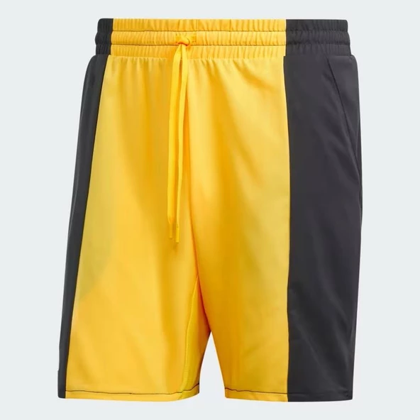Adidas IW4072 Tennis Heat.Rdy Ergo 7-Inch Shorts Erkek Sarı Şort - 5