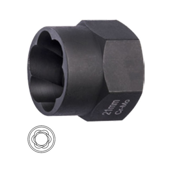 Ceta Form 1/2" Spiral Lokma Anahtar Aşınmış Civatalar İçin -21 Mm