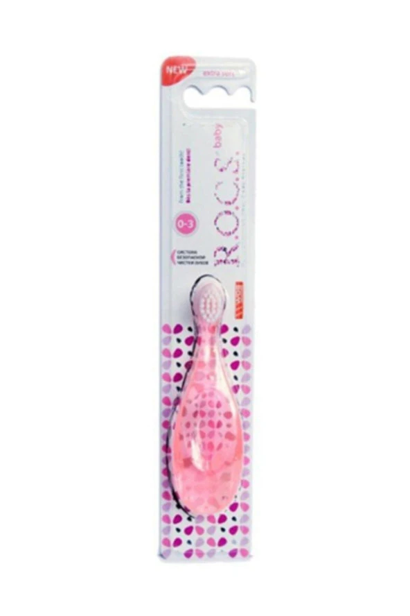 Rocs Bebek Diş Fırçası - Pembe