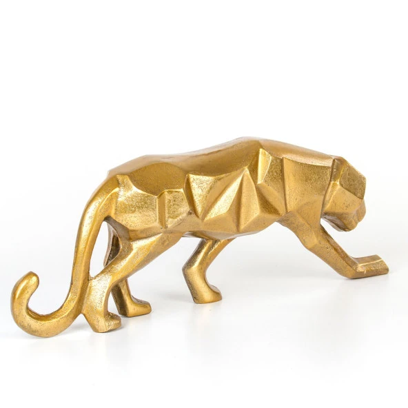 Euro Flora Metal Leopar Dekor 51,5x9x19 Cm - 2