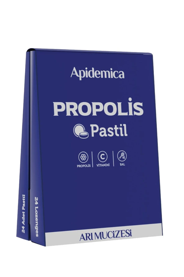 Propolis Boğaz Pastili C Vitamini Bal Ve Limon Takviyeli)