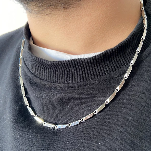 Çelik Zincir 316L Erkek Palak Model ZN-243 - 2