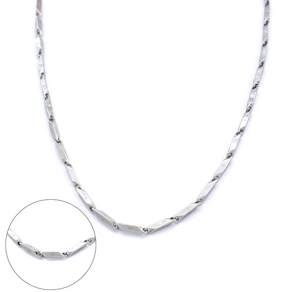 Çelik Zincir 316L Erkek Palak Model ZN-243