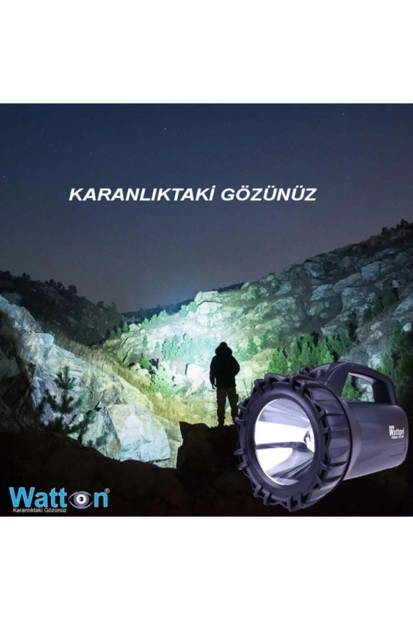 Watton Orjinal Wt-400 Şarjlı 50 W Projektör - 2