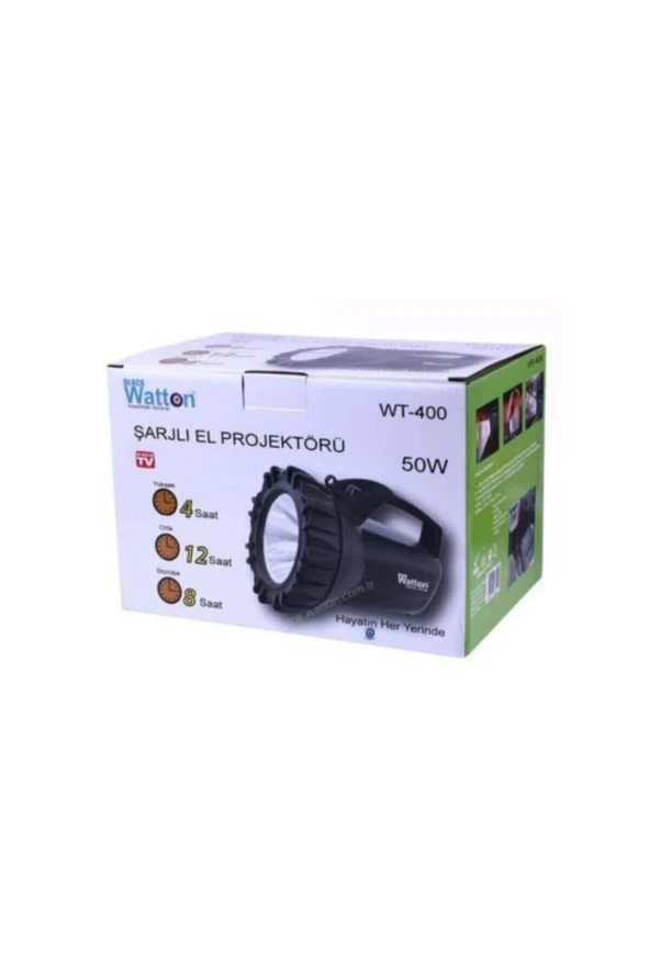 Watton Şarjlı 50 W Büyük Fener Wt-400 - 3