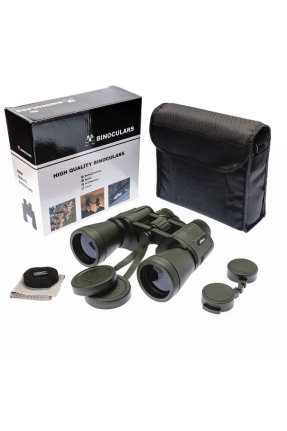 Nikula 20×50 - Geniş ön Mercekli - 1000m/56m El Dürbünü - Askeri