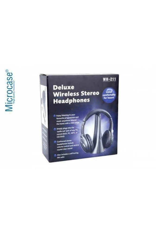 SAYWİN Wh-211 Deluxe Wireless Stereo Kablosuz Headphones Pc Dvd Mp3 Tv Kulaklığı