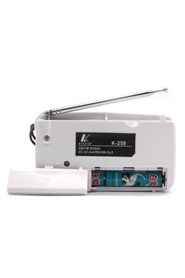 Knstar Radyo Pilli Cep Radyosu Fm-am Güçlü Çekim Kaliteli Kulaklık Girişi Olan El-cep-deprem Çantası Radyo - 5