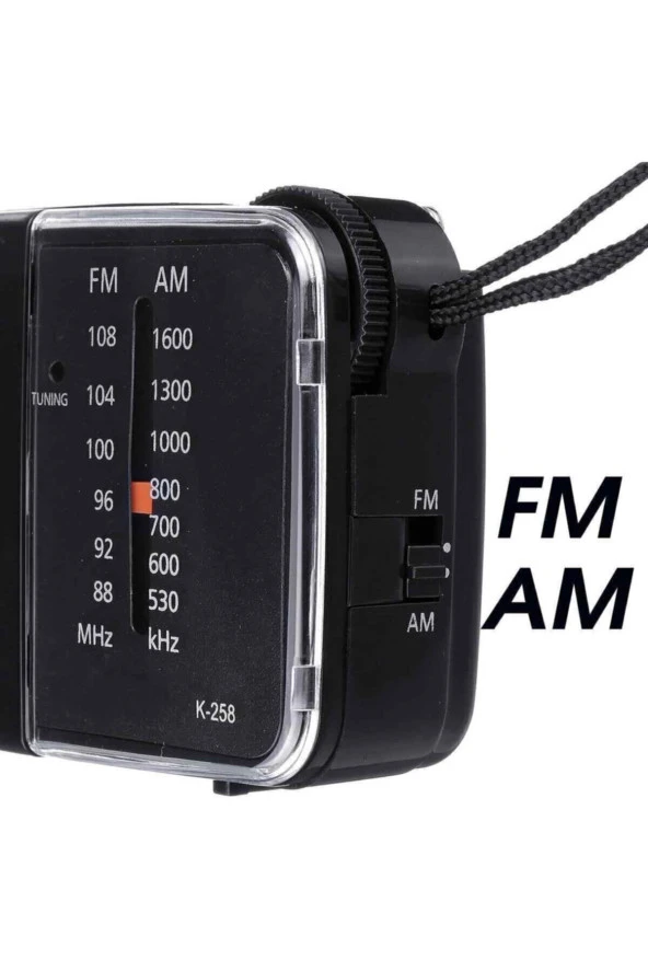 Knstar Taşınabilir Cep Radyosu  K-258 - 6