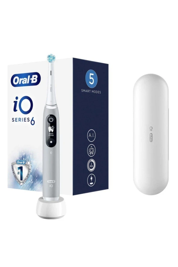 Oral-B İo 6 Şarjlı Diş Fırçası - Gri