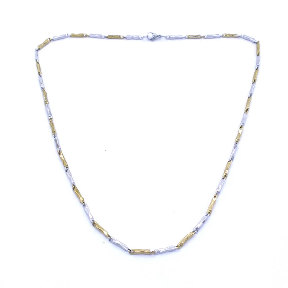 Çelik Zincir Altın Kaplama Erkek Model - ZN-225 ürün görseli 1