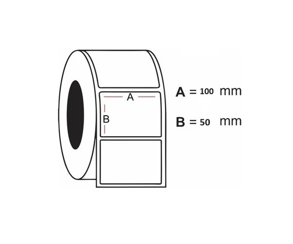 Termal Etiket 50x100mm 1 Rulo