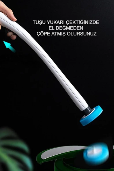 Tek Kullanımlık Tuvalet Fırçası – El Değmeden Kullanım, Deterjanlı Klozet Temizleyici 6’lı Sünger Set - 3