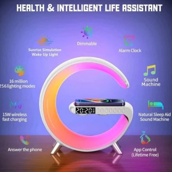 Universal G Shaped Lamba Speaker Kablosuz Hoparlör - Speaker - 2