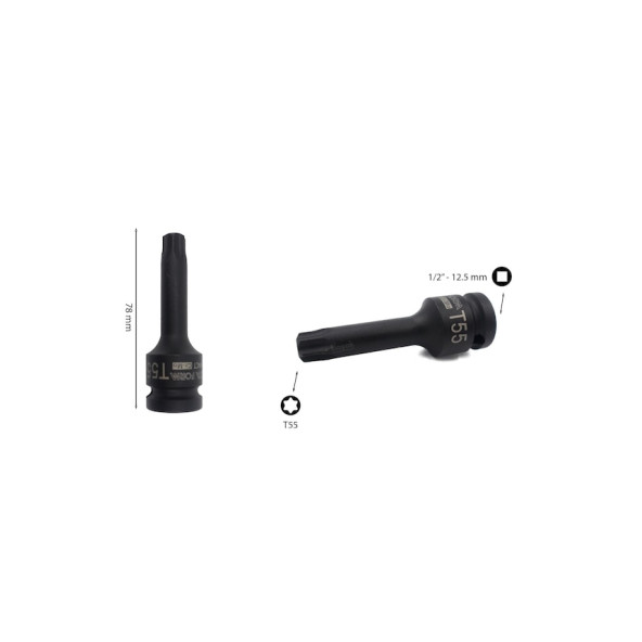 Ceta Form T55 1/2'' Havalı Torx Uçlu Lokma Anahtar C68-T55 - 2
