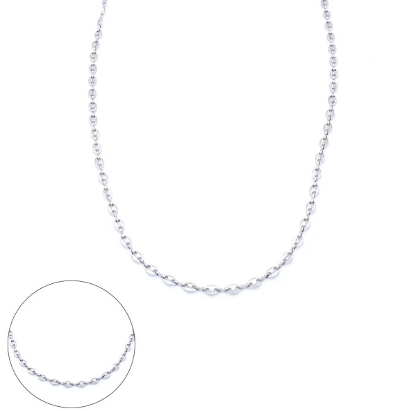 FerizZ 316L Çelik Gemici Unisex Zincir Kolye 60 cm ZN-293 ürün görseli