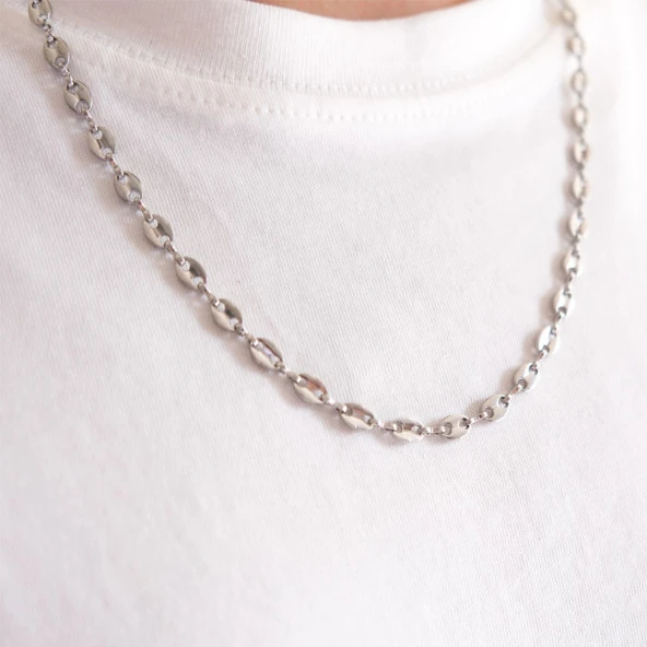 FerizZ 316L Çelik Gemici Unisex Zincir Kolye 60 cm ZN-293 - Resim 3